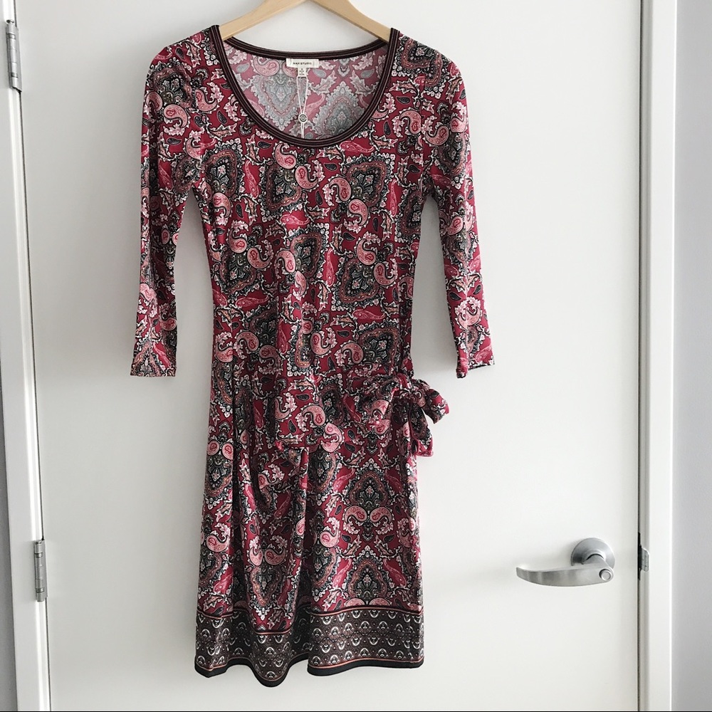 NEW NWT Max Studio Cinched Side Dress